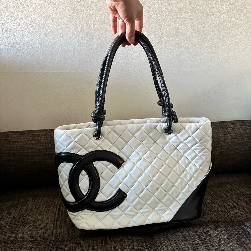 Chanel Quilted Cambon Tote
